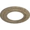 Ekena Millwork Claremont Ceiling Medallion (Canopies up to 7"), 10 5/8"OD x 5 3/4"ID x 1/2"P, Gobi Desert Crackle CM10CLGDC - alternate 5